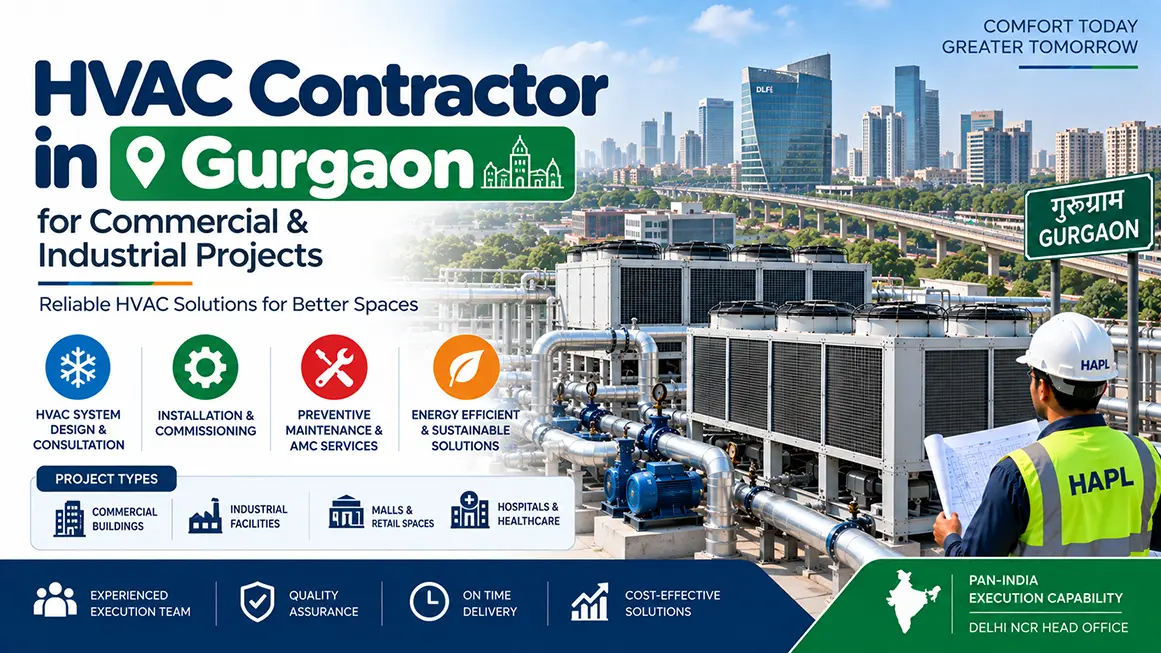 HVAC contractor in Gurgaon for commercial and industrial projects